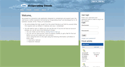 Desktop Screenshot of evaporatingclouds.com